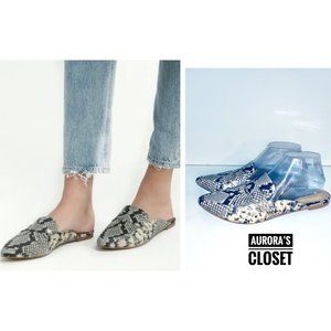 Steve Madden 8.5 Snake-print Mule Flavor Python Slip On